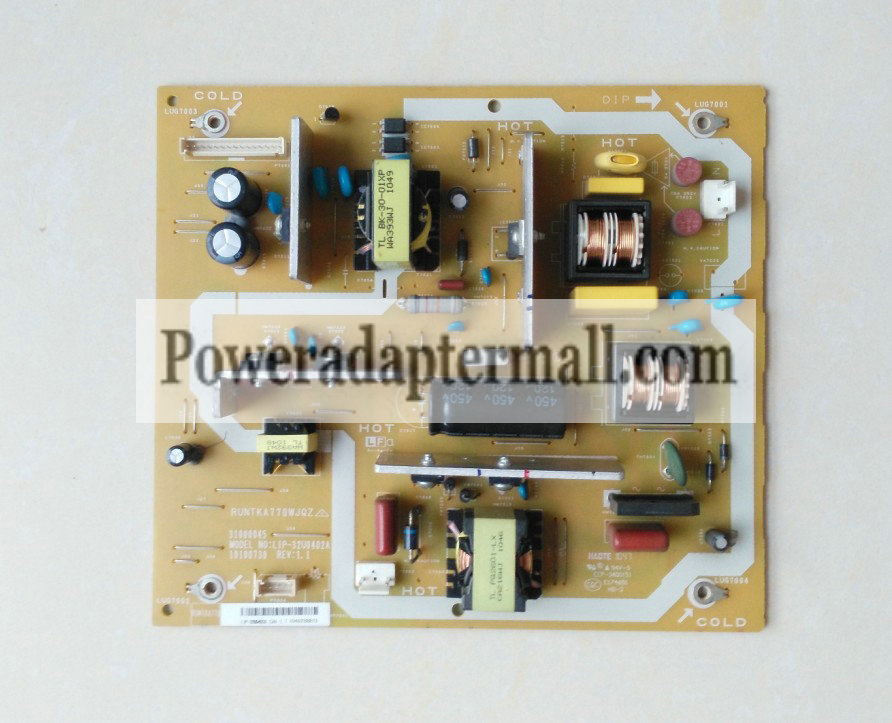 Genuine Sharp LCD-32N120A LCD-32L120A Power Supply Board RUNTKA7